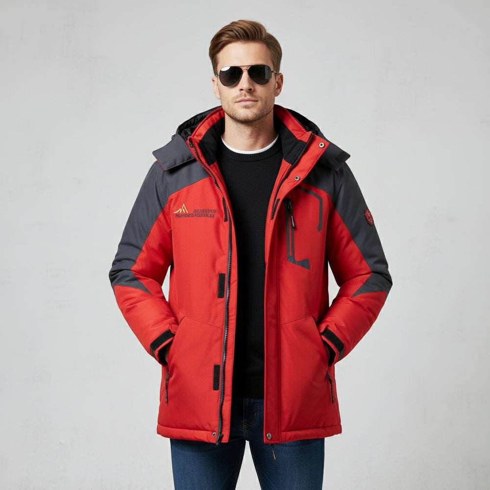 Warmer Herren Parka mit Kapuze | Winter