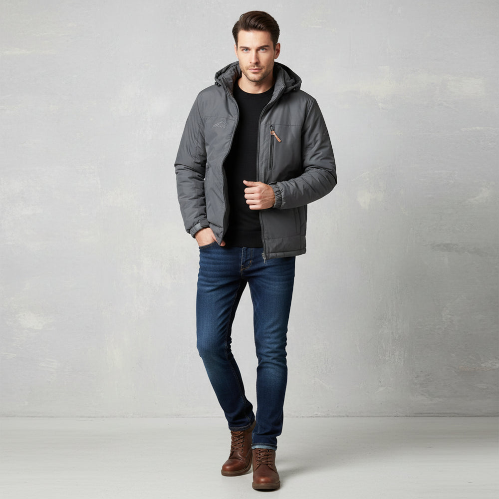 Lässige Herren Steppjacke | Warm | Winter
