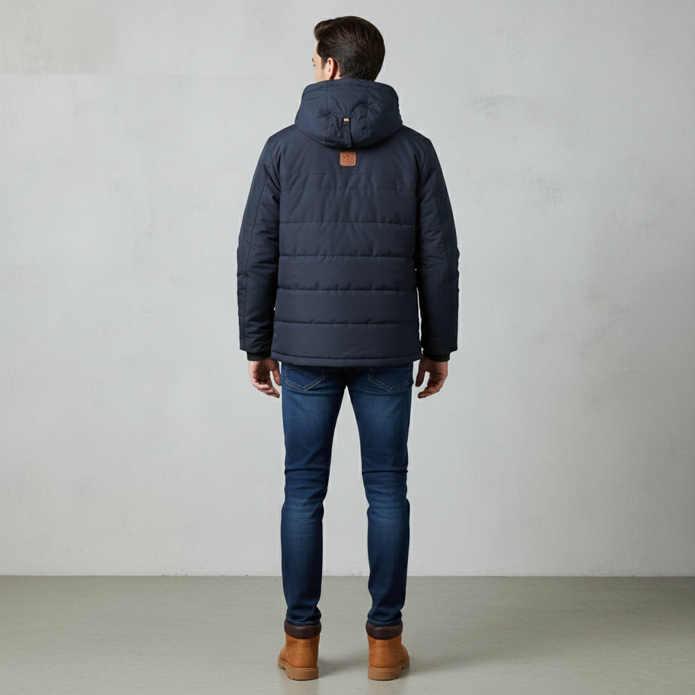 Lässige Herren Steppjacke | Warm | Winter