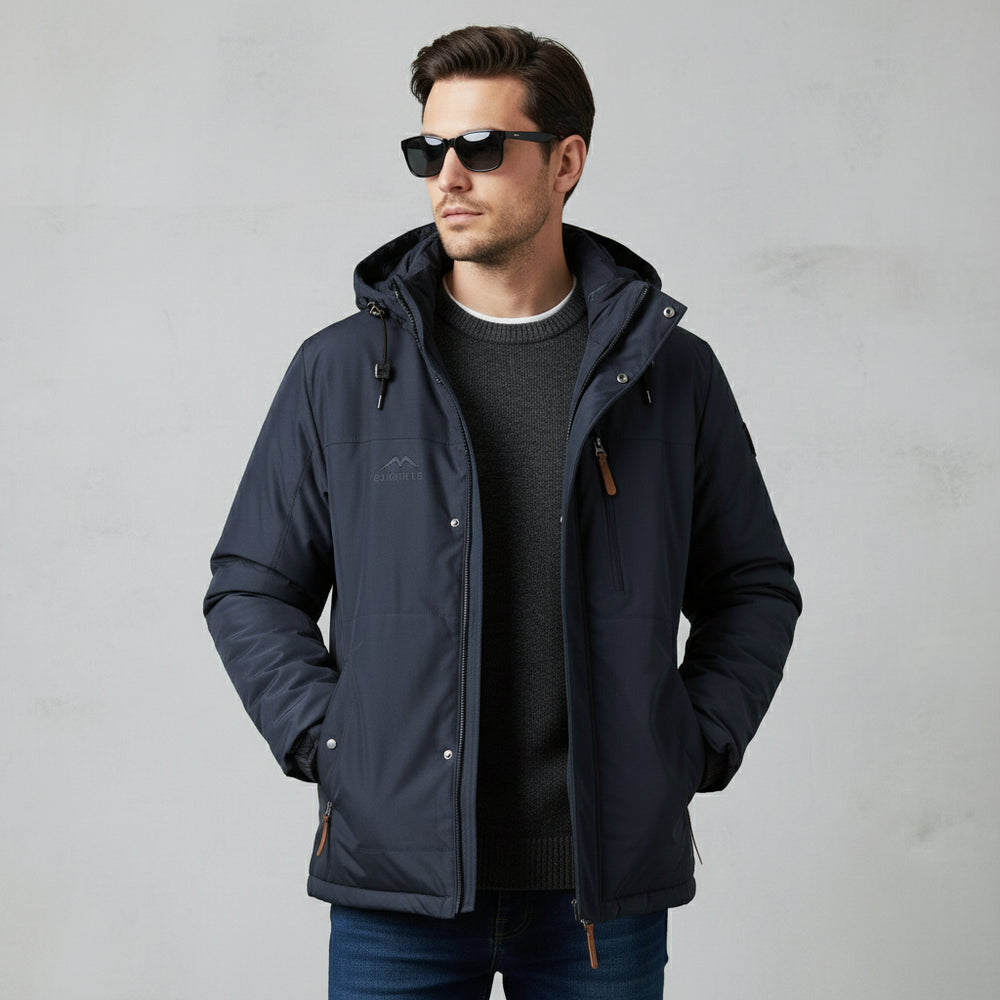 Lässige Herren Steppjacke | Warm | Winter