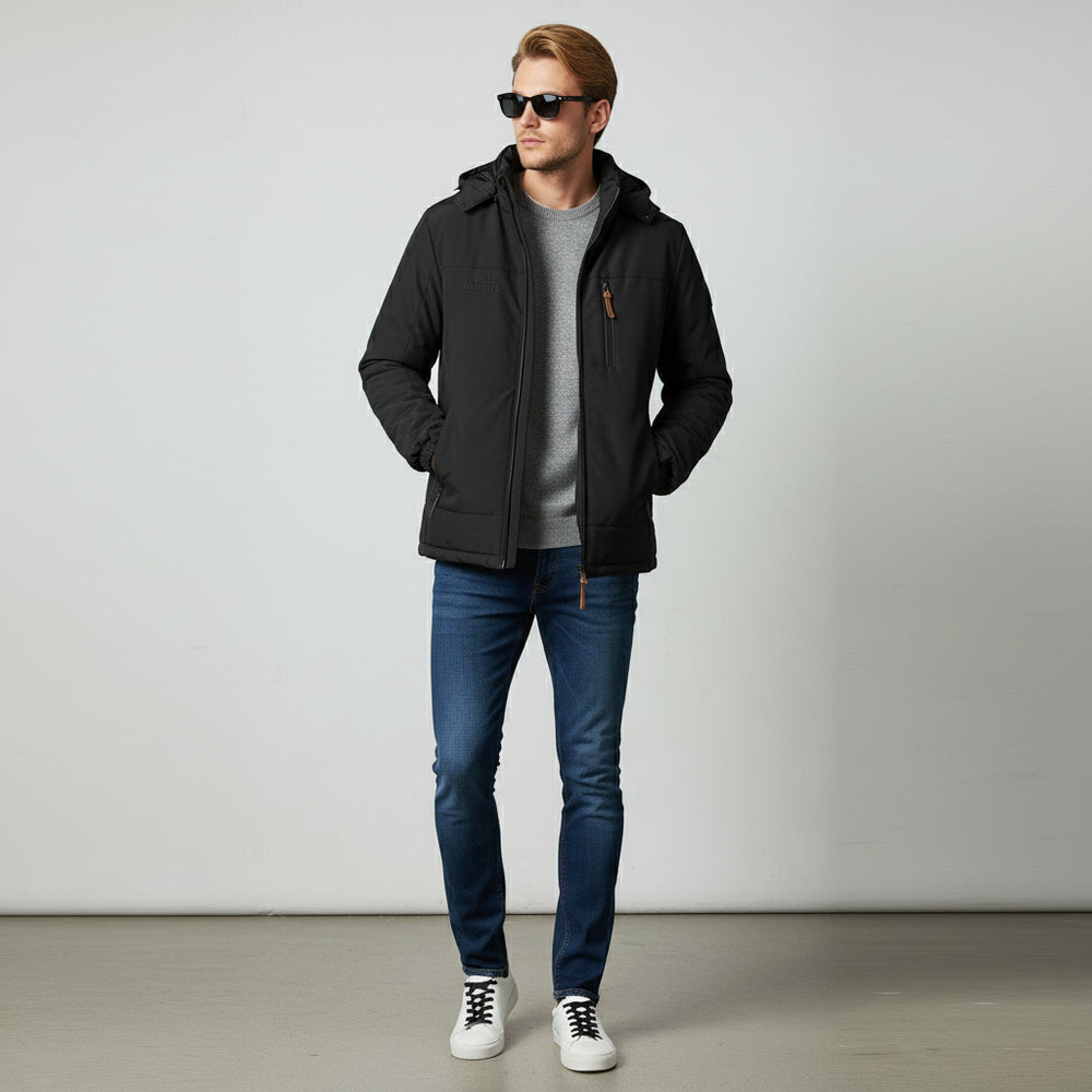 Lässige Herren Steppjacke | Warm | Winter