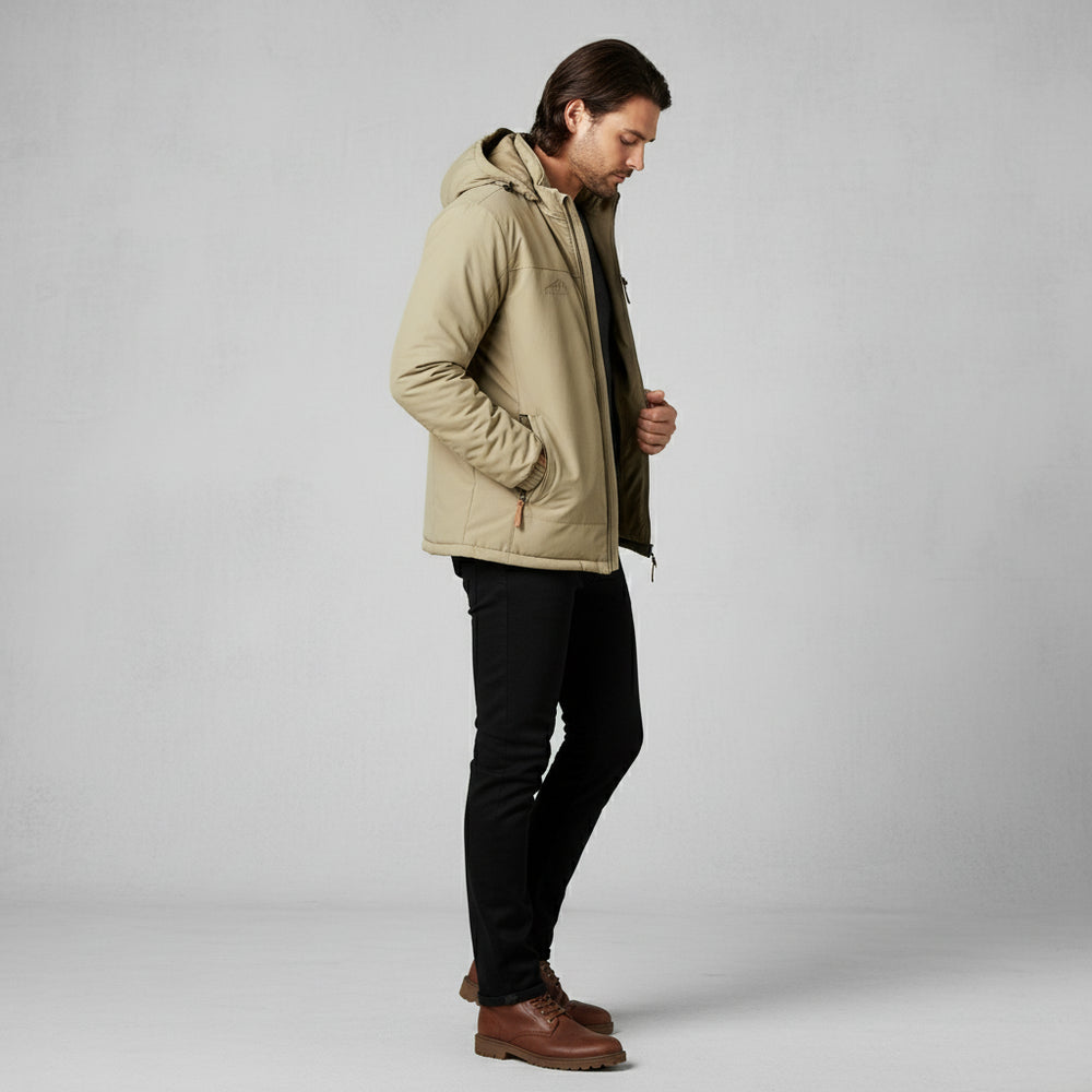 Lässige Herren Steppjacke | Warm | Winter