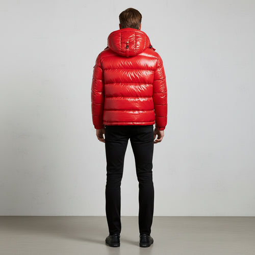 Kurze warme Herren Daunenjacke | Winter