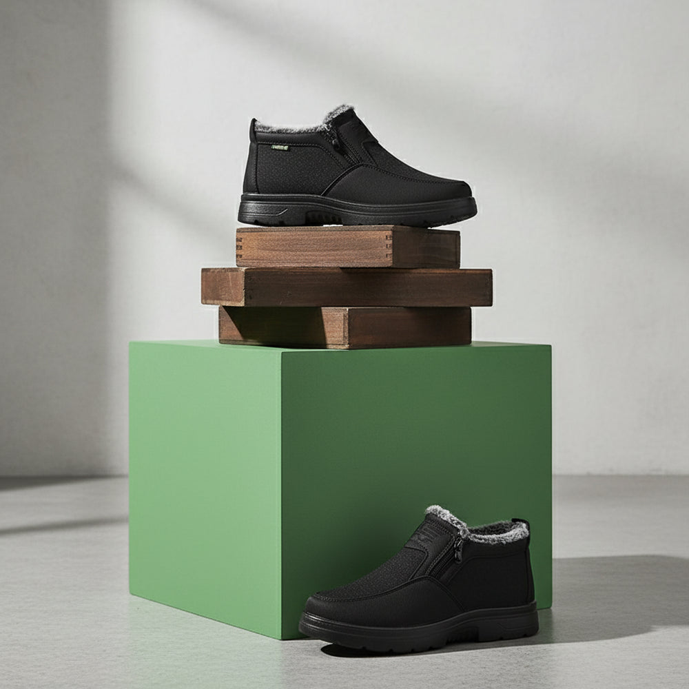 Herren High-Top Winterstiefel | Warm, Wasserdicht, Rutschfest