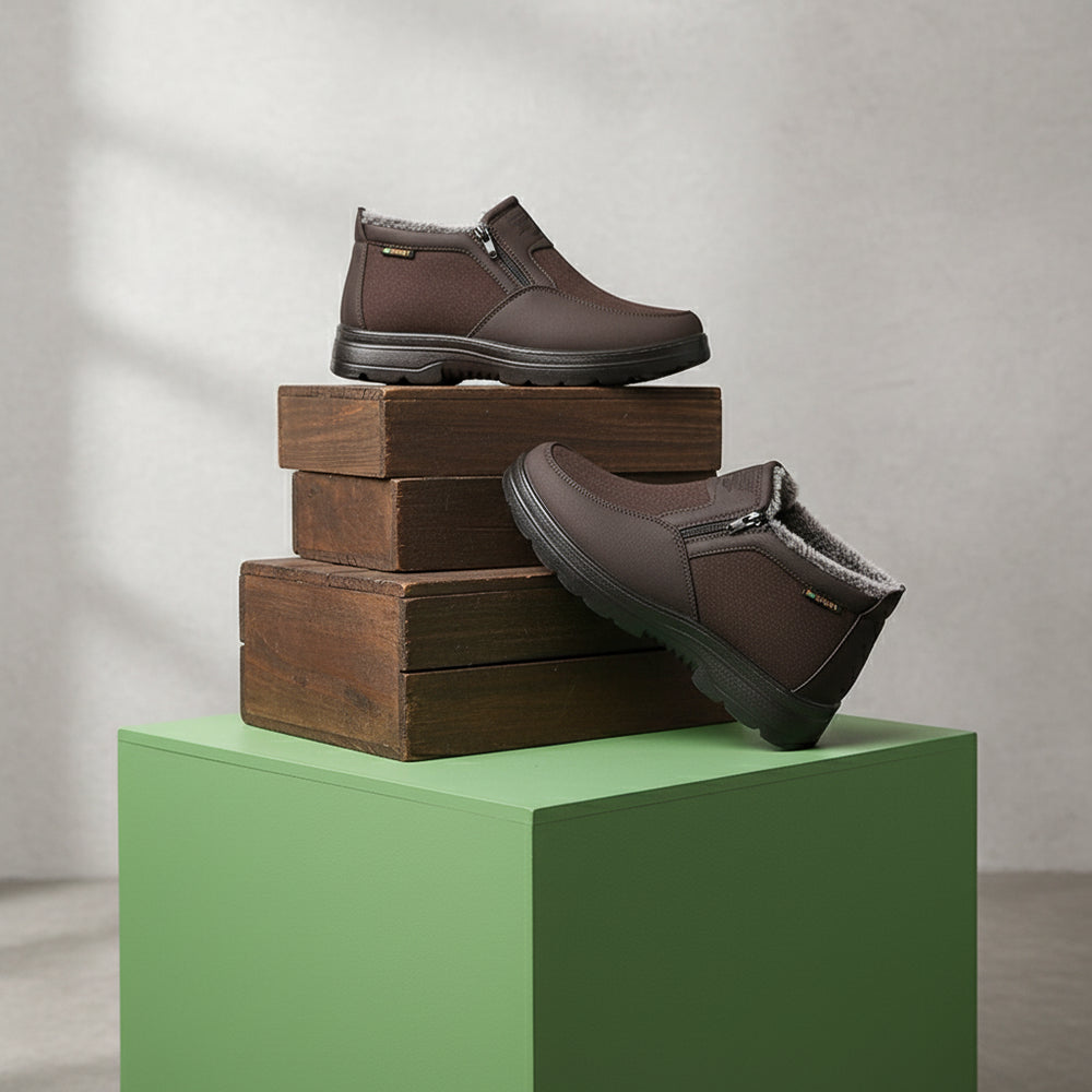 Herren High-Top Winterstiefel | Warm, Wasserdicht, Rutschfest