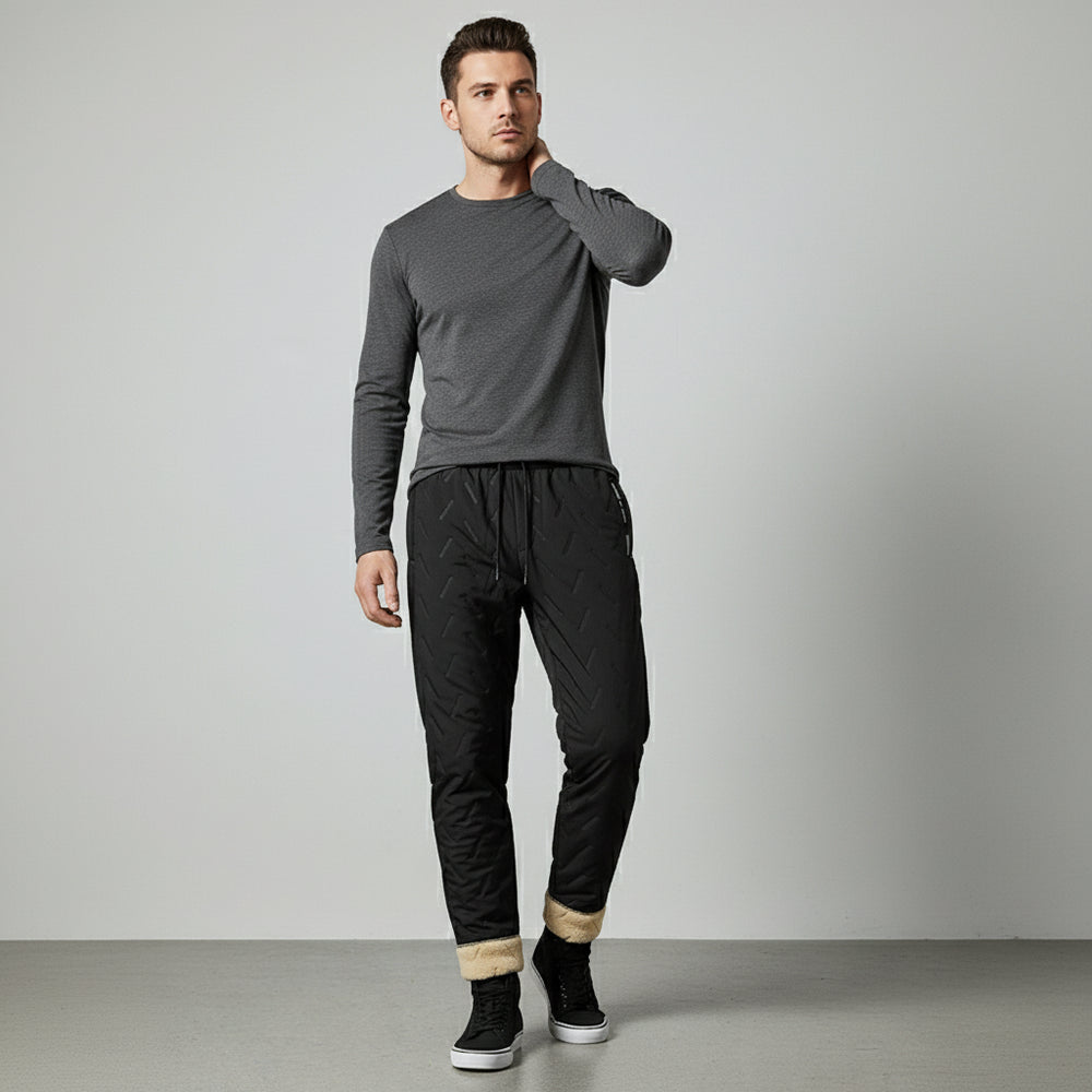 Gefütterte Herren Jogginghose | Winter
