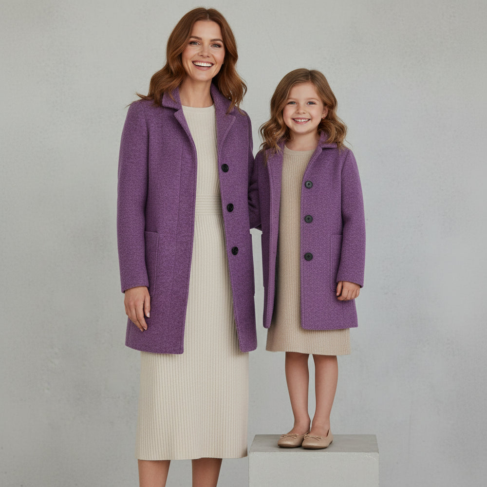 Lässiger Damen Mantel mit Stehkragen | Herbst Winter