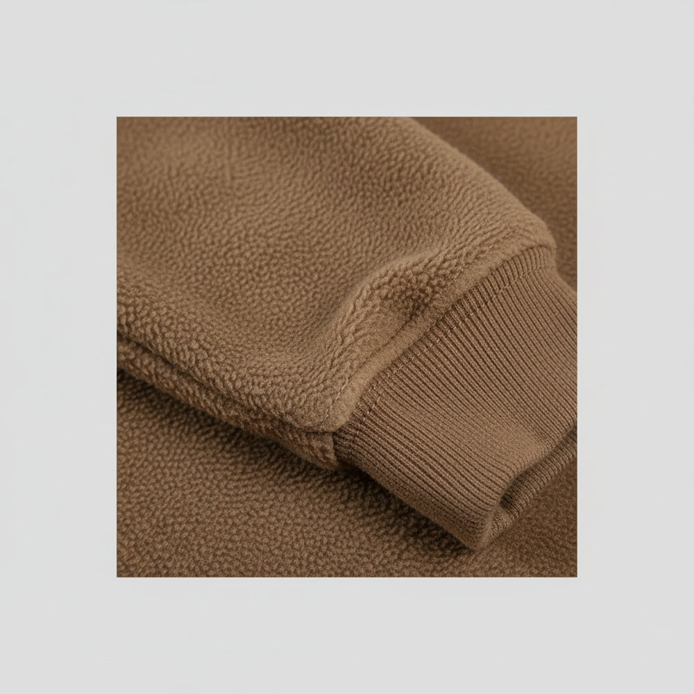 Herren Fleece Sweatshirt mit Reißverschluss | Weihnachten