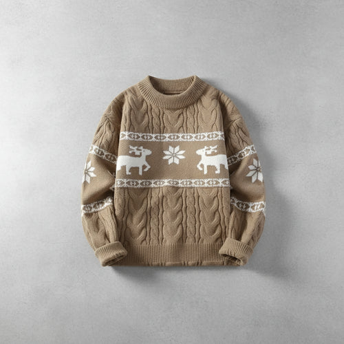 Eleganter Herren Kaschmir Pullover | Weihnachts-Kollektion Winter