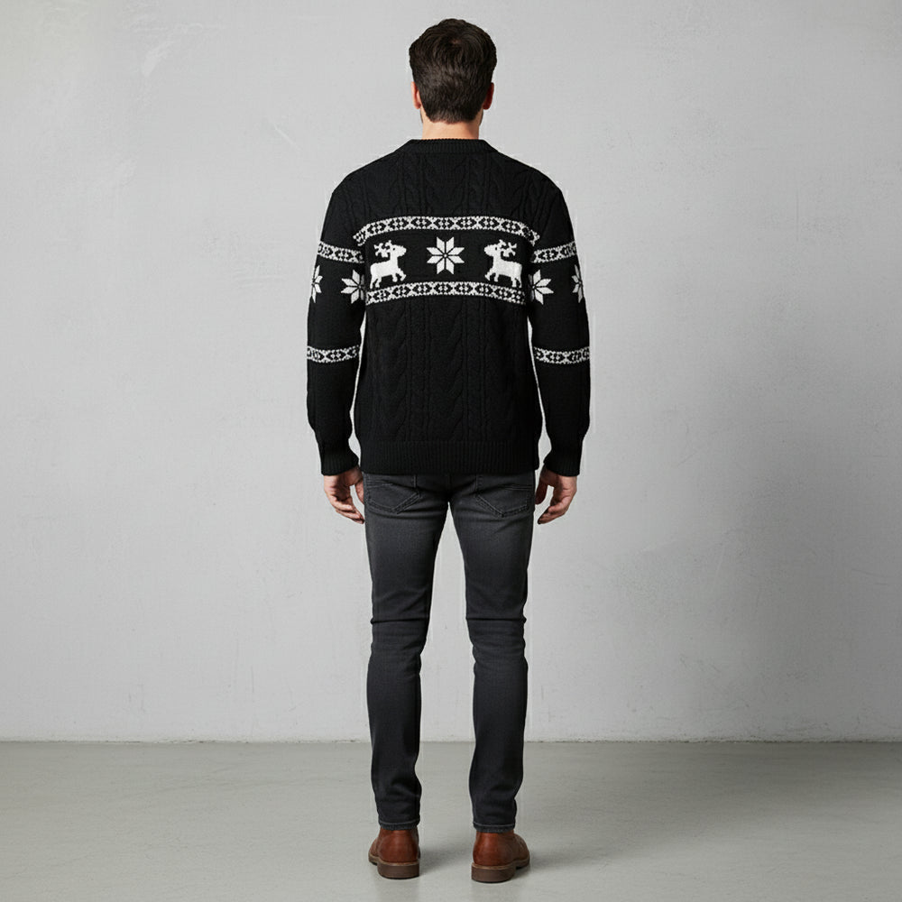 Eleganter Herren Kaschmir Pullover | Weihnachts-Kollektion Winter