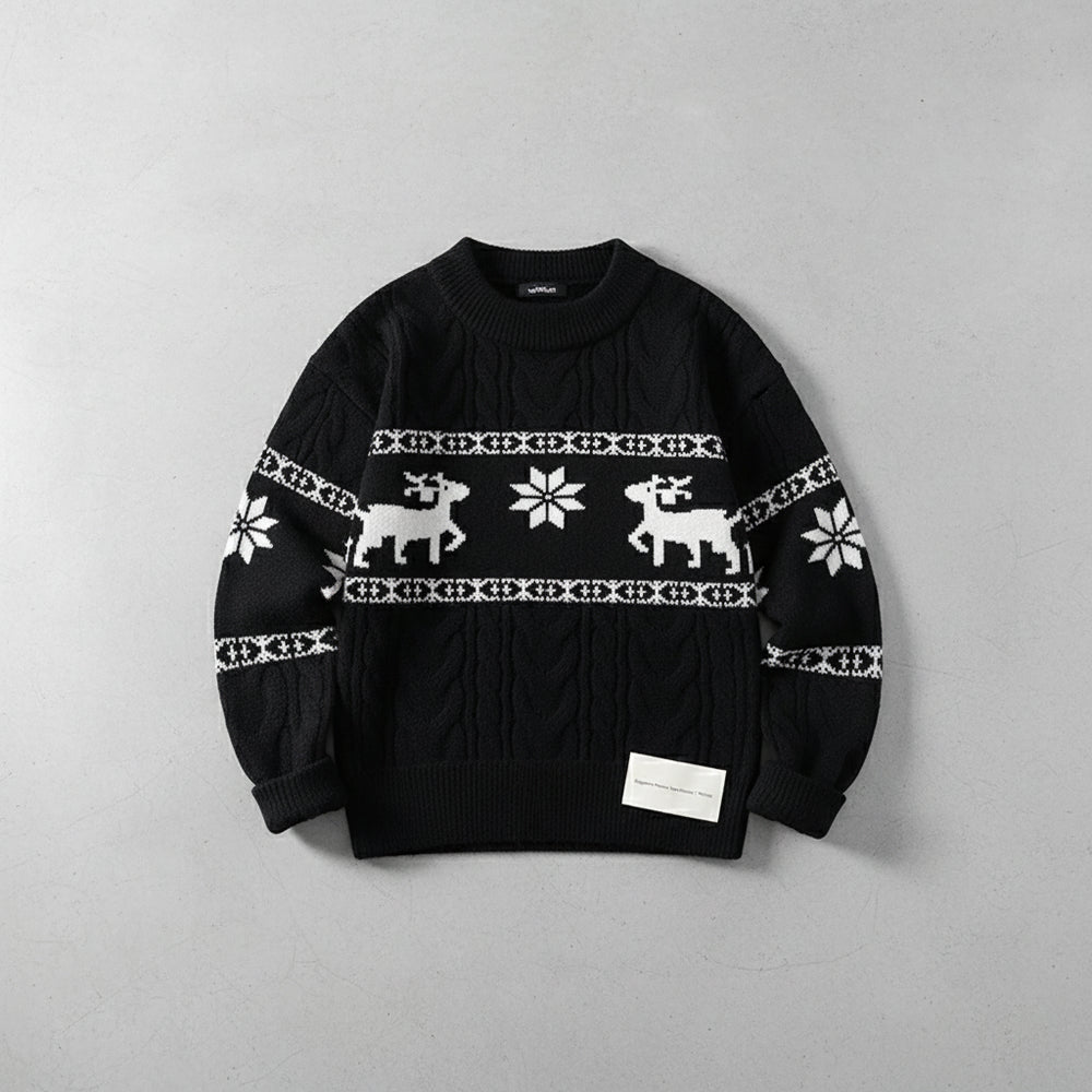 Eleganter Herren Kaschmir Pullover | Weihnachts-Kollektion Winter