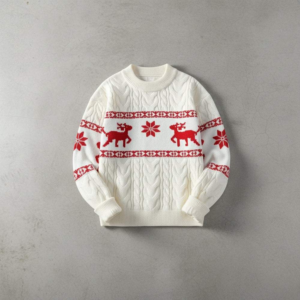 Eleganter Herren Kaschmir Pullover | Weihnachts-Kollektion Winter