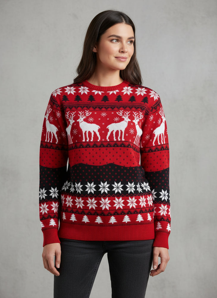 Damen Weihnachtspullover – Perfekt für Familien-Outfits