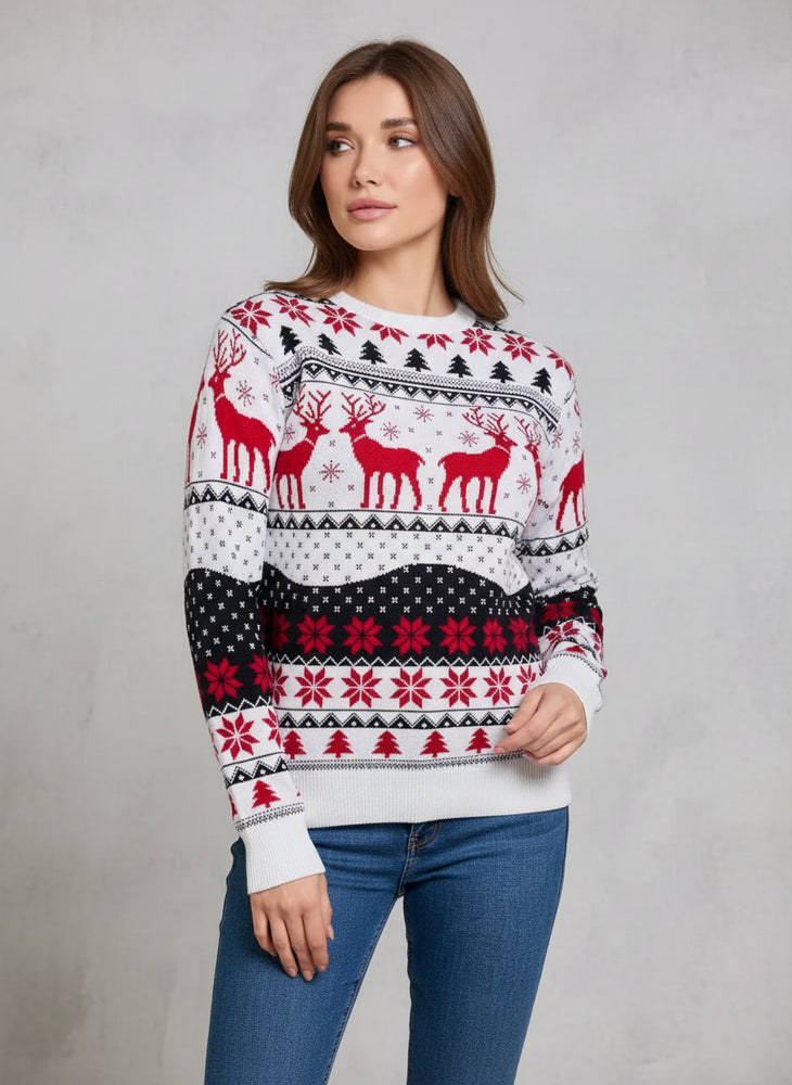 Damen Weihnachtspullover – Perfekt für Familien-Outfits