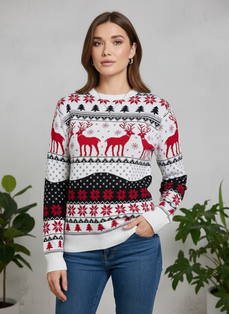 Damen Weihnachtspullover – Perfekt für Familien-Outfits