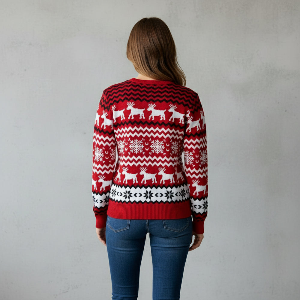Damen Weihnachtspullover – Perfekt für Familien-Outfits