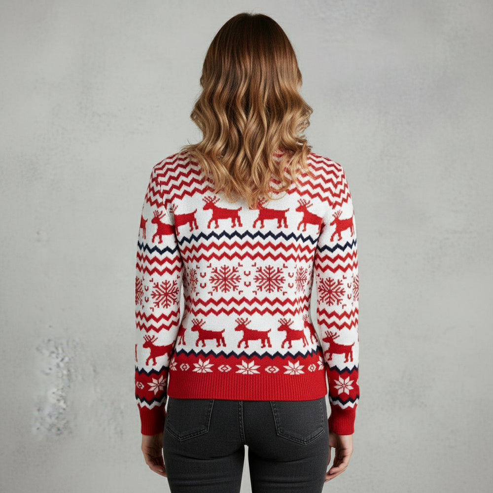 Damen Weihnachtspullover – Perfekt für Familien-Outfits