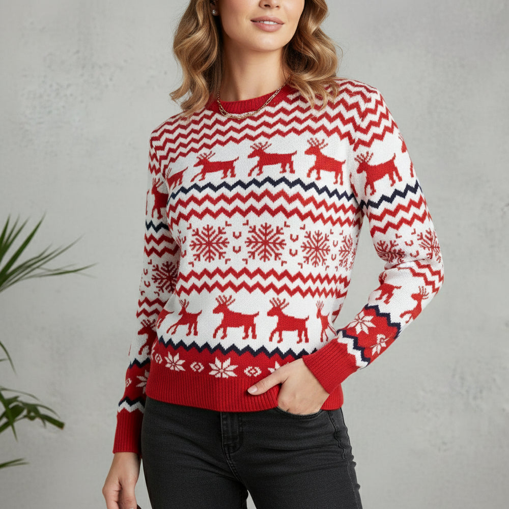 Damen Weihnachtspullover – Perfekt für Familien-Outfits