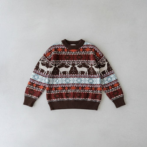 Gemusterter Damen Weihnachtspullover – Kuschelig & Warm