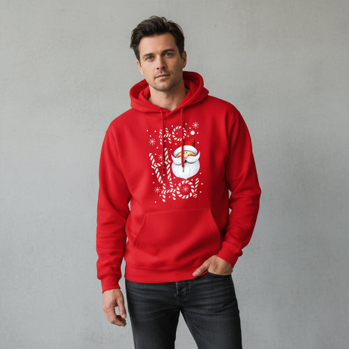 Herren Kapuzenpullover mit Weihnachtsmotiv – Weich & Warm