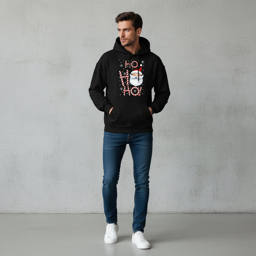 Herren Kapuzenpullover mit Weihnachtsmotiv – Weich & Warm