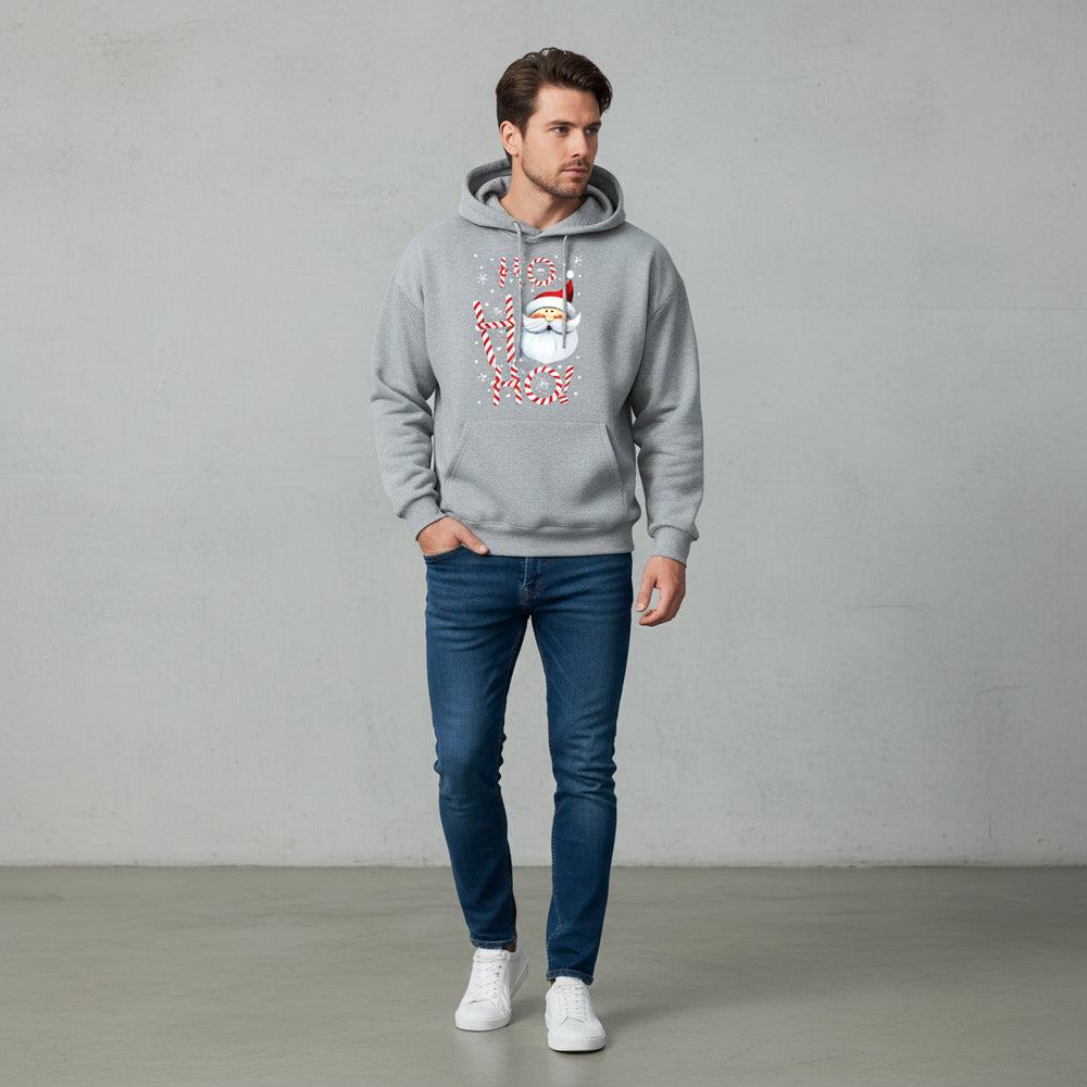 Herren Kapuzenpullover mit Weihnachtsmotiv – Weich & Warm