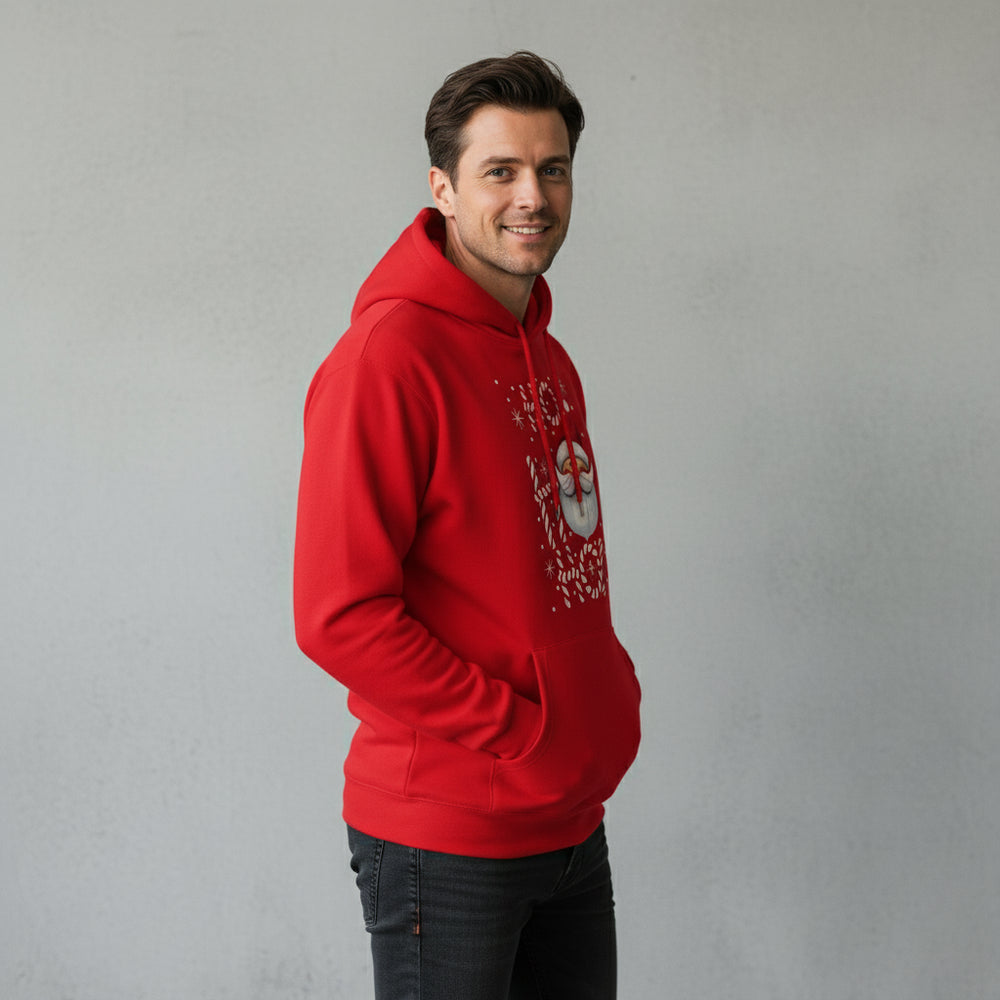 Herren Kapuzenpullover mit Weihnachtsmotiv – Weich & Warm