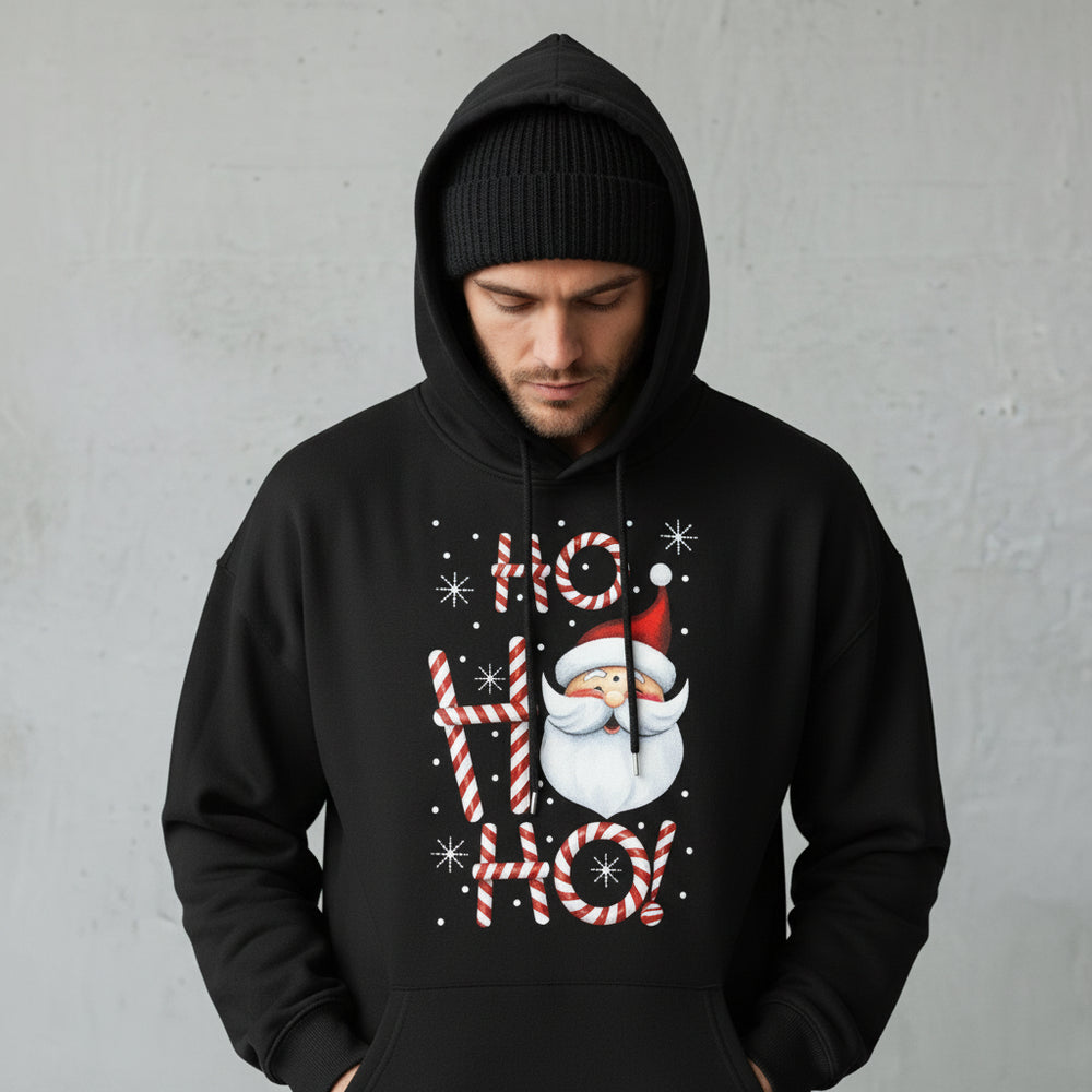 Herren Kapuzenpullover mit Weihnachtsmotiv – Weich & Warm