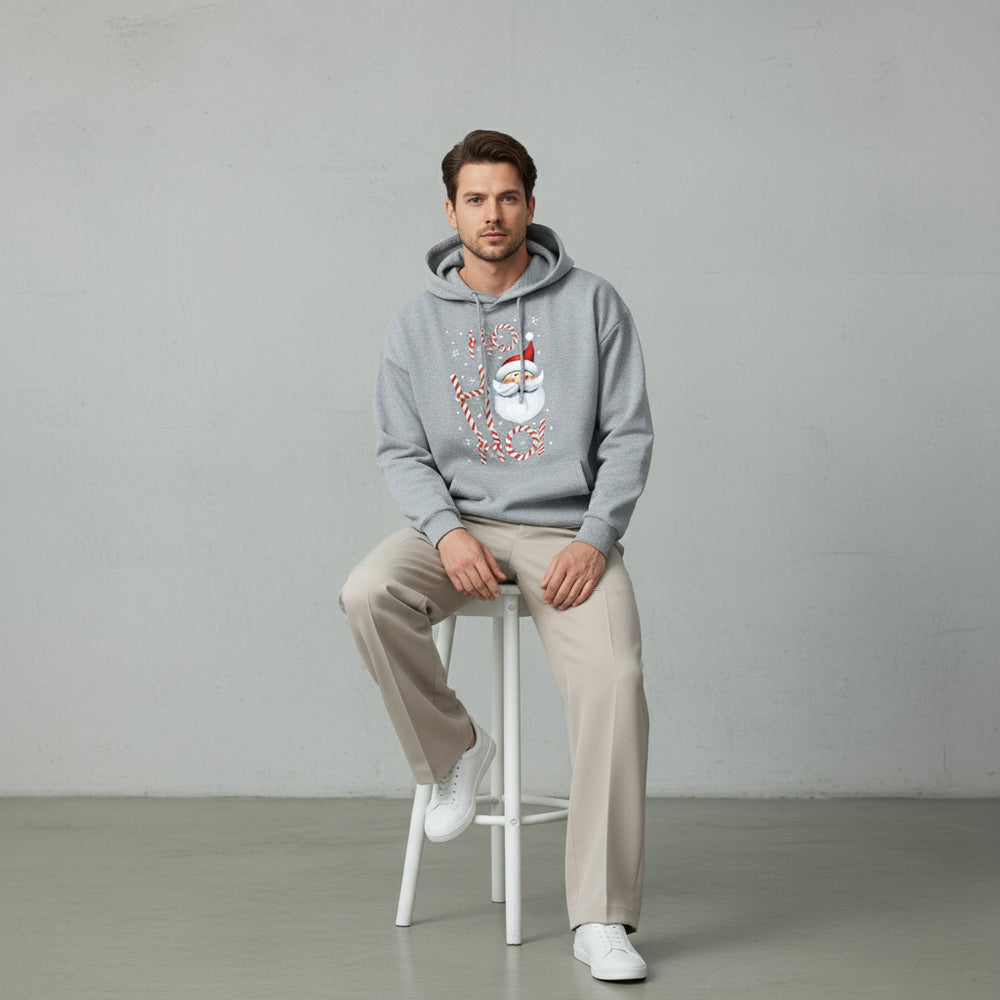 Herren Kapuzenpullover mit Weihnachtsmotiv – Weich & Warm