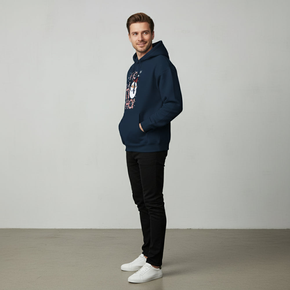 Herren Kapuzenpullover mit Weihnachtsmotiv – Weich & Warm