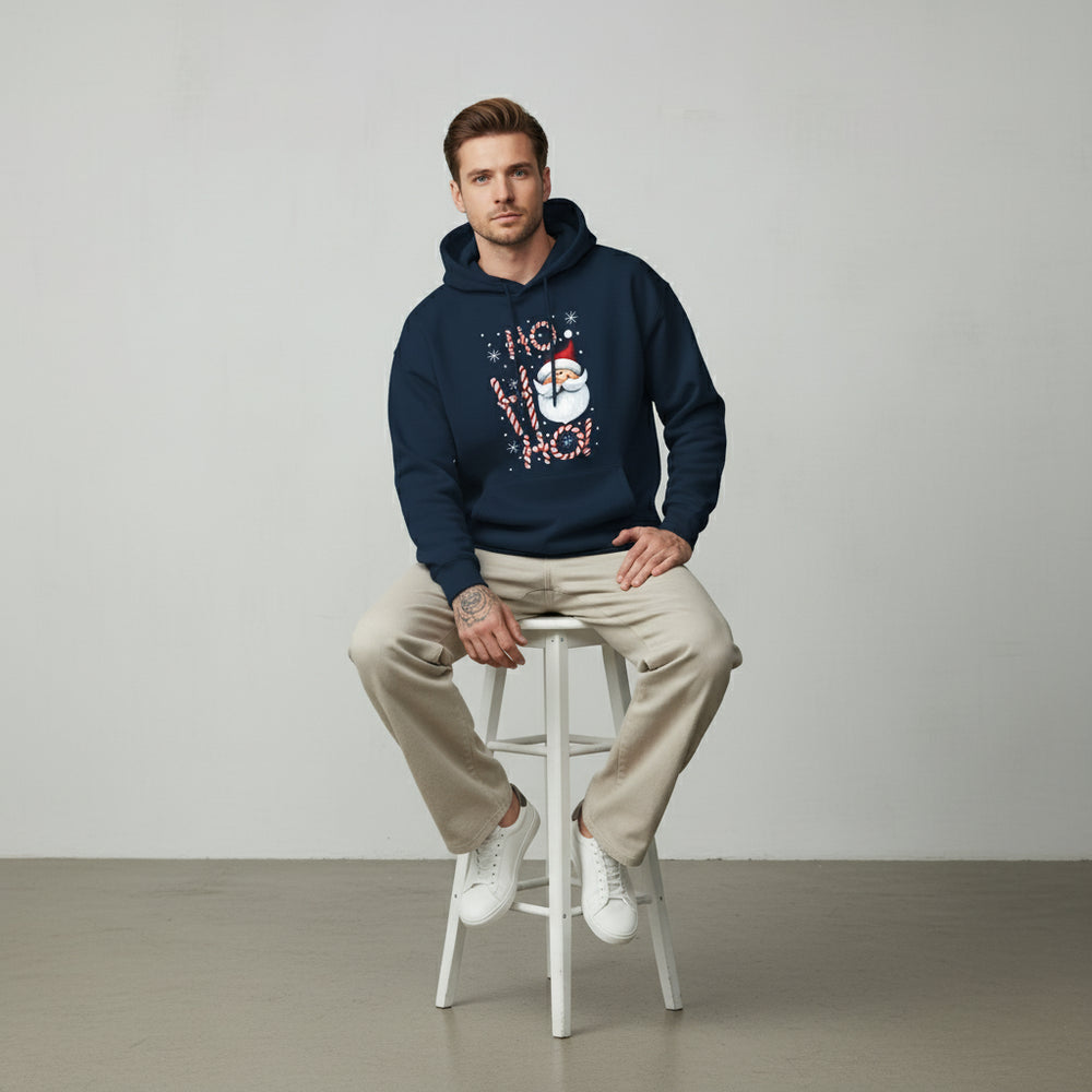 Herren Kapuzenpullover mit Weihnachtsmotiv – Weich & Warm
