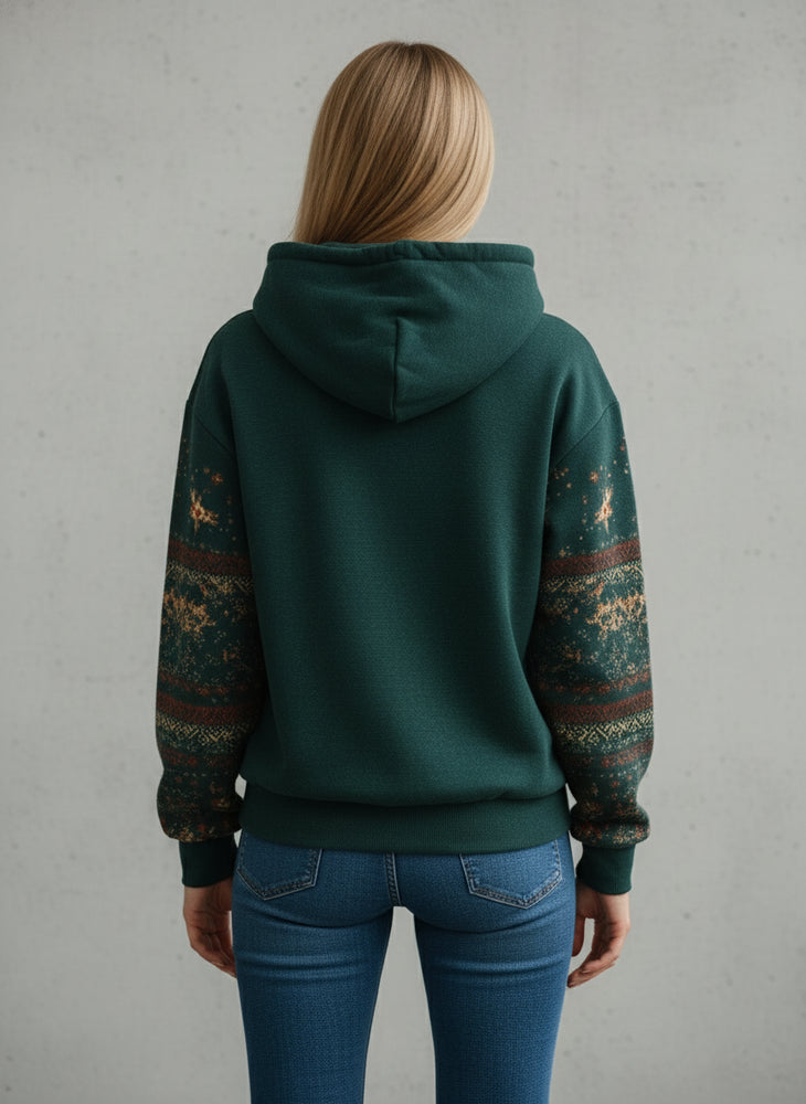 Damen Weihnachts-Kapuzenpullover – Lässig & Bequem