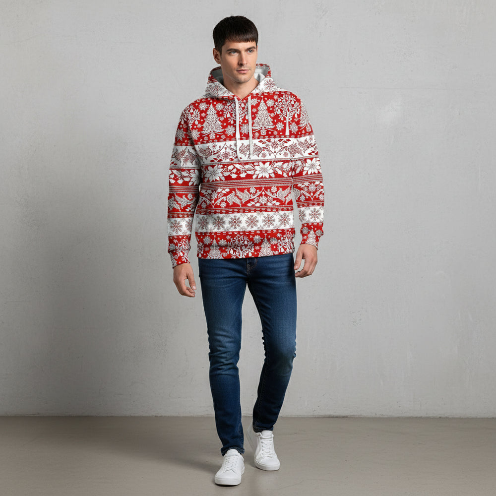 Lässiger Herren Weihnachtshoodie – Warm & Bequem