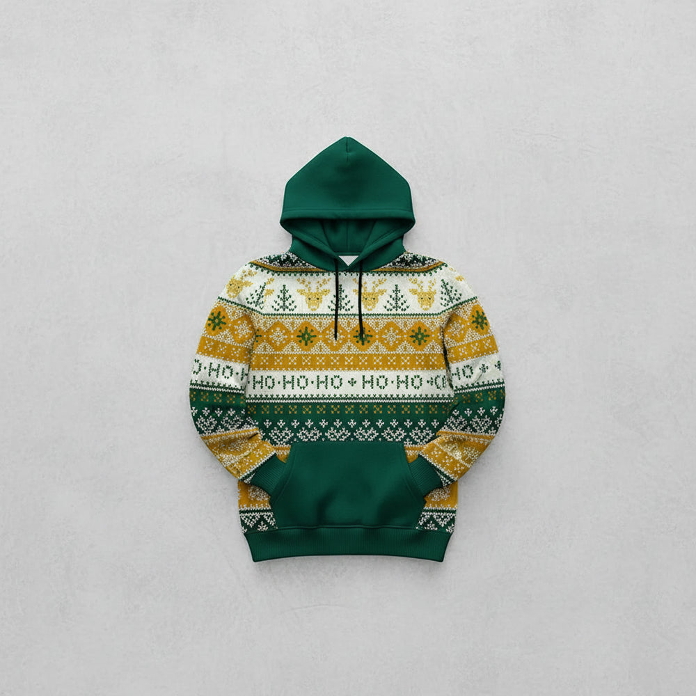 Lässiger Herren Weihnachtshoodie – Warm & Bequem