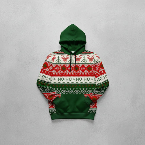 Lässiger Herren Weihnachtshoodie – Warm & Bequem