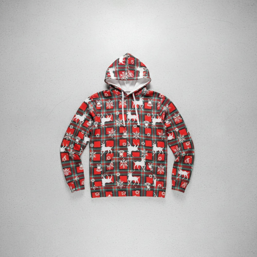 Lässiger Herren Weihnachtshoodie – Warm & Bequem