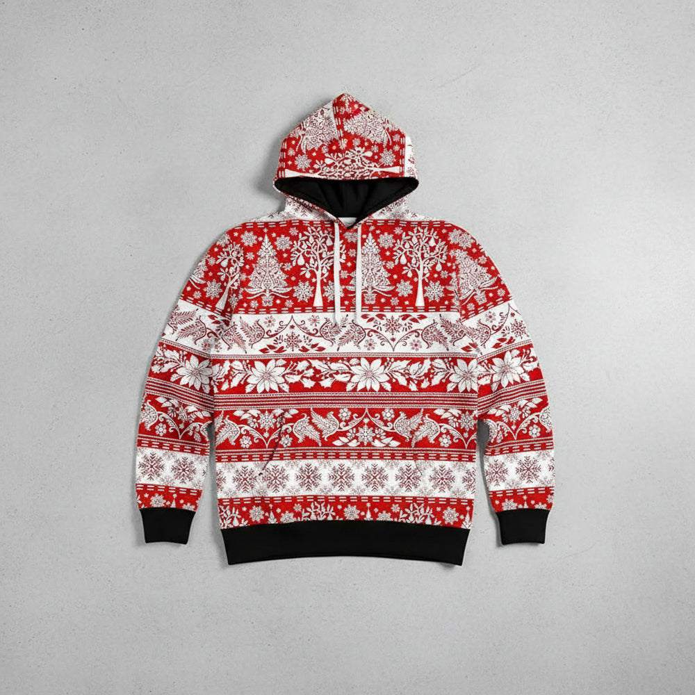 Lässiger Herren Weihnachtshoodie – Warm & Bequem