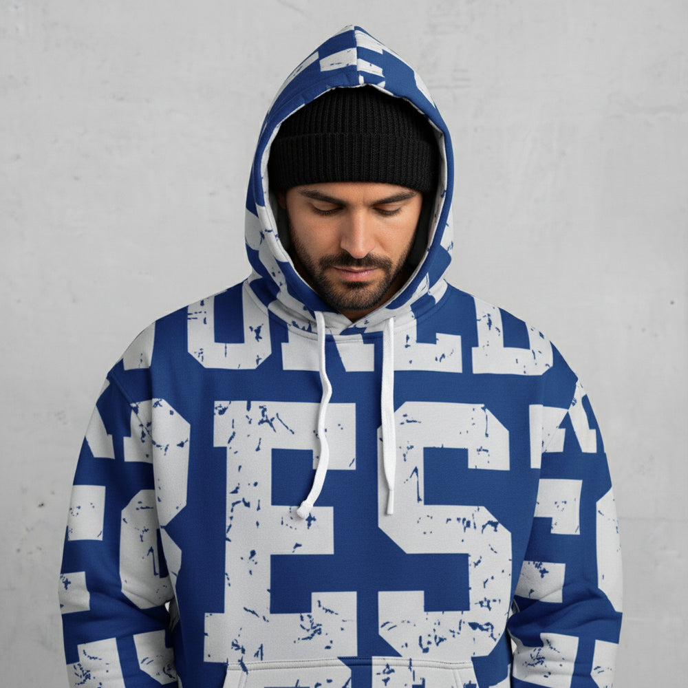 Oversize Herren Kapuzenpullover | Weihnachten | Motiv
