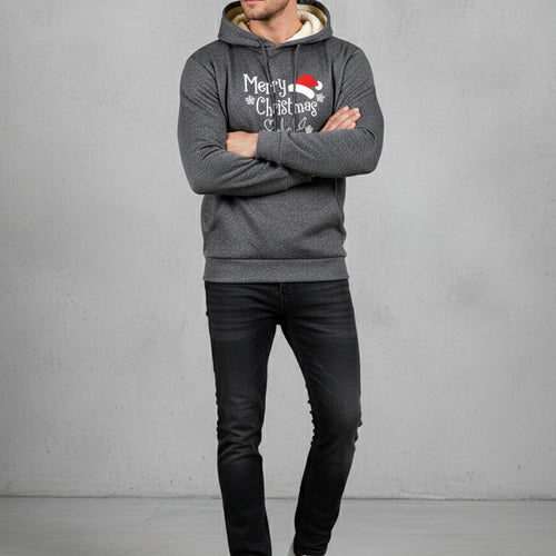 Lässiger Herren Kapuzenpullover | Weihnachten | Warm