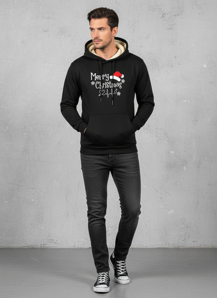 Lässiger Herren Kapuzenpullover | Weihnachten | Warm