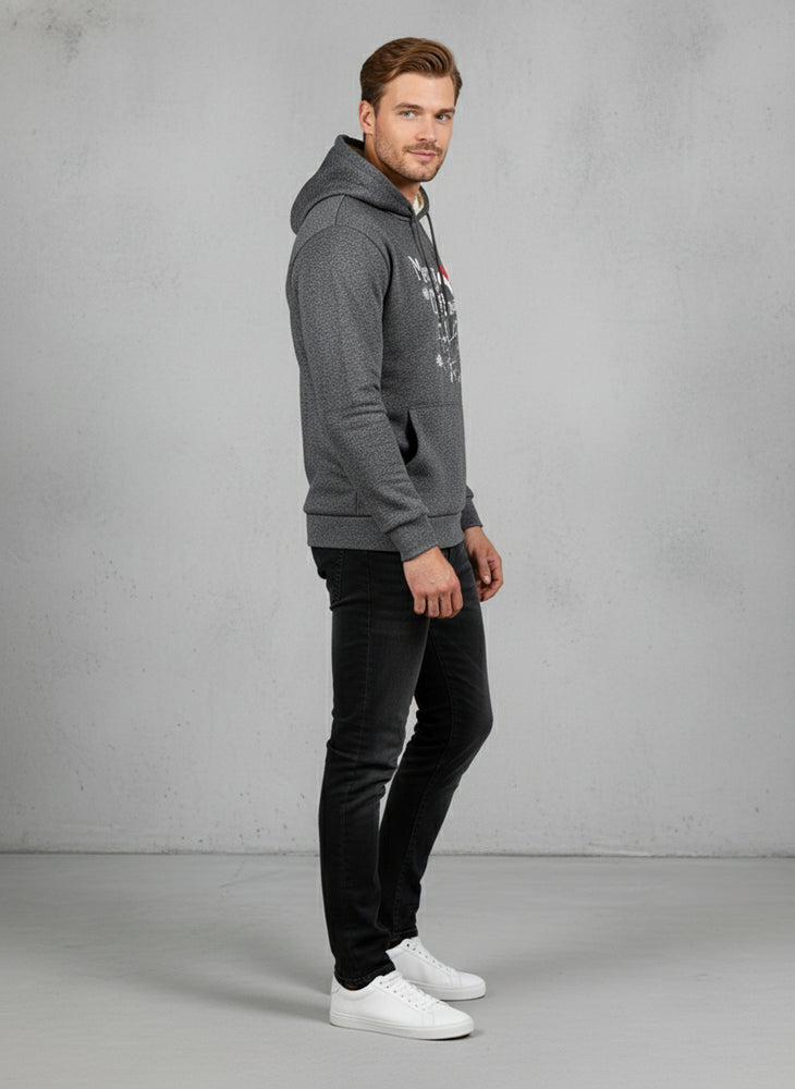 Lässiger Herren Kapuzenpullover | Weihnachten | Warm