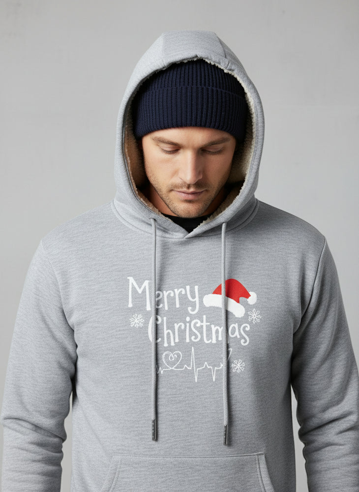 Lässiger Herren Kapuzenpullover | Weihnachten | Warm