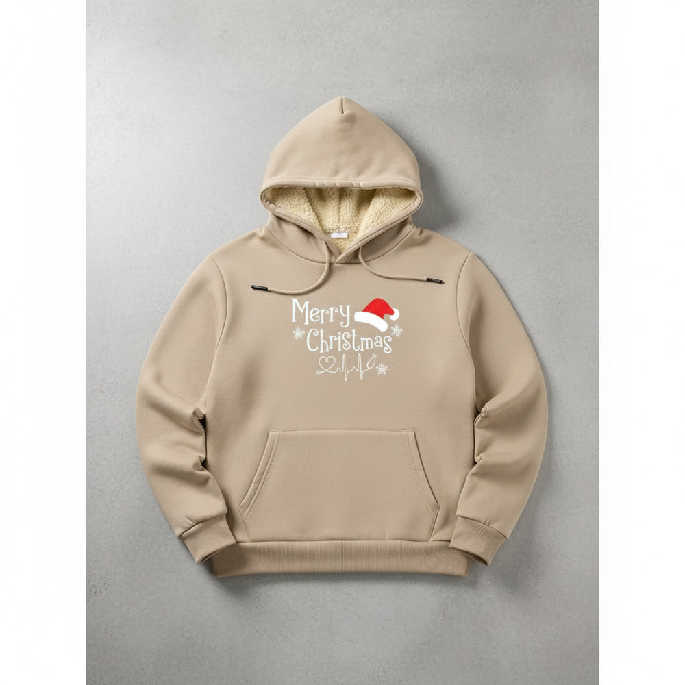 Lässiger Herren Kapuzenpullover | Weihnachten | Warm