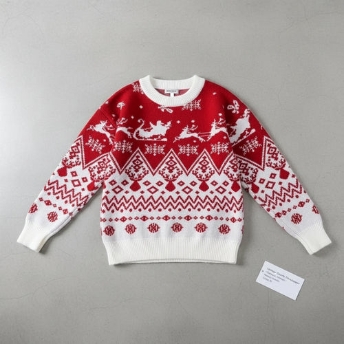 Lässiger Damen Strickpullover | Weihnachten | Winter