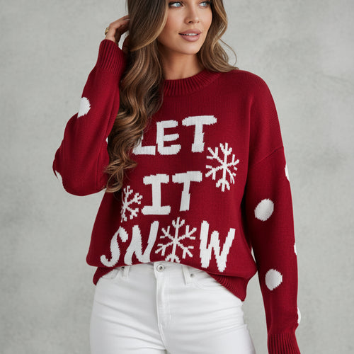 Damen Strickpullover | Weihnachten | Festlich