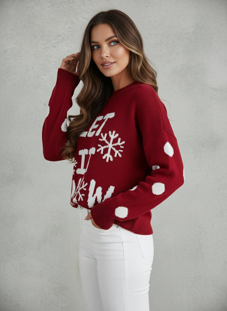 Damen Strickpullover | Weihnachten | Festlich