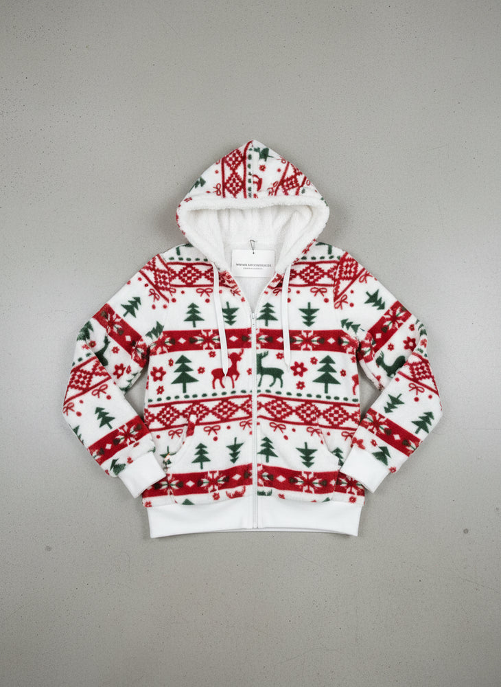 Warme Damen Kapuzenjacke | Weihnachten | Winter