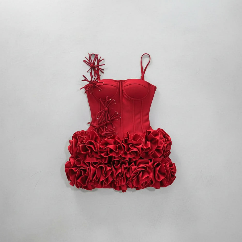 Figurbetontes Damen Zweiteiler Kleid | Weihnachten | Party