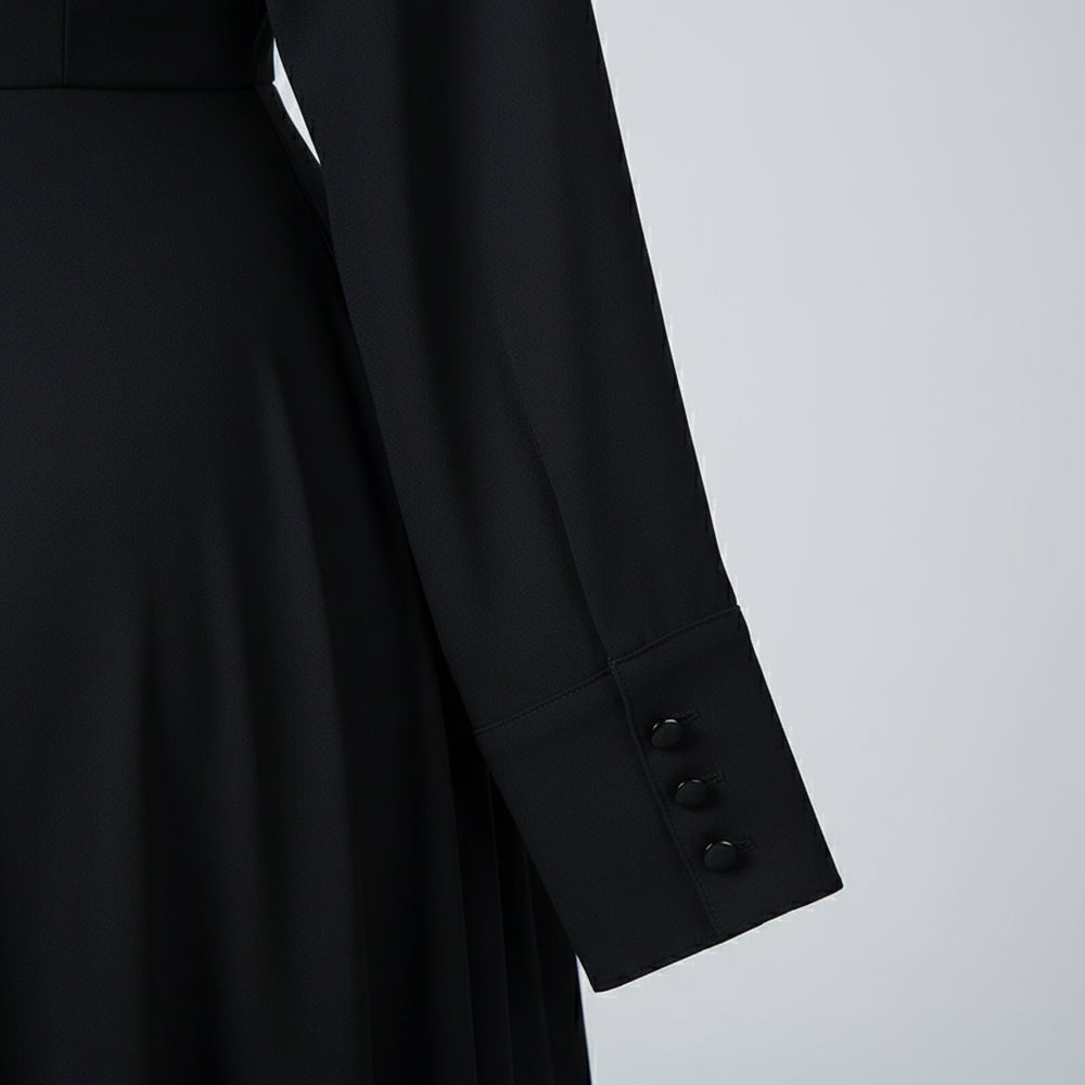 Damen Schwingkleid Langarm | Weihnachten | Elegant