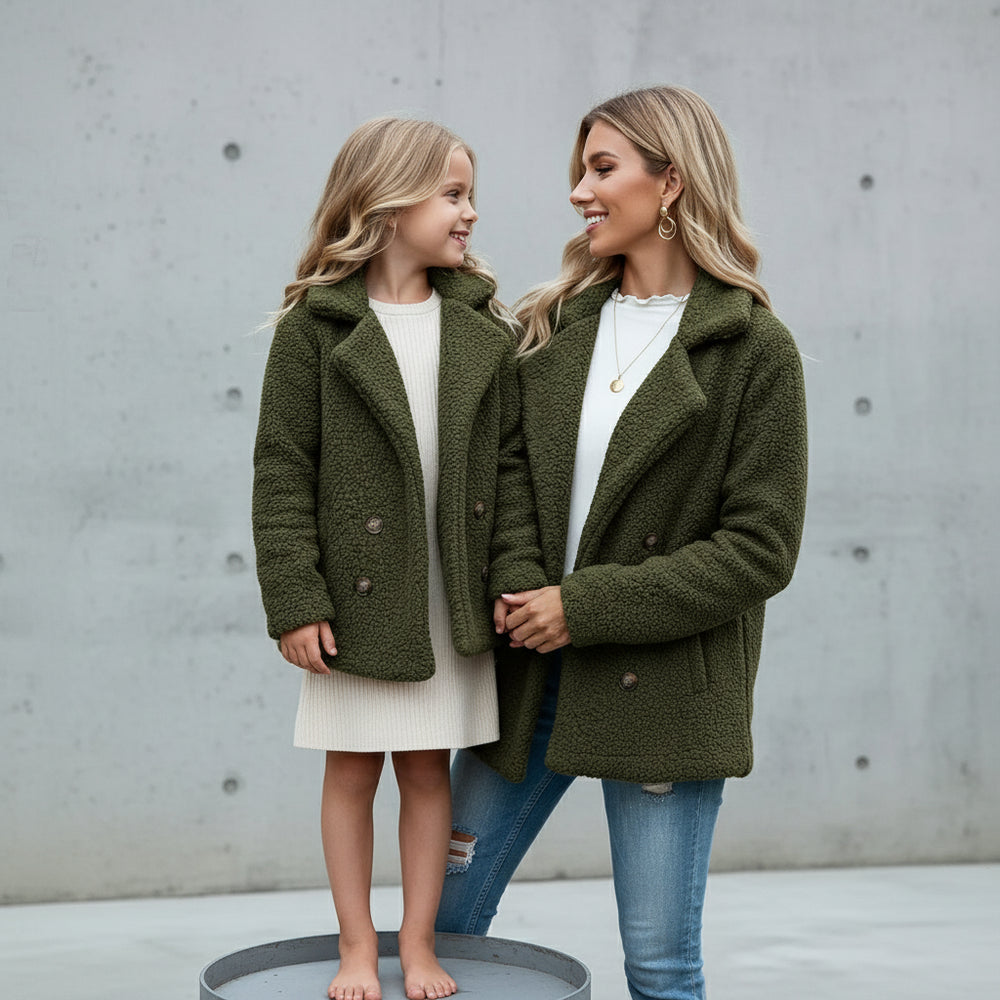 Lässige Damen Fleecejacke | Oversize | Herbst